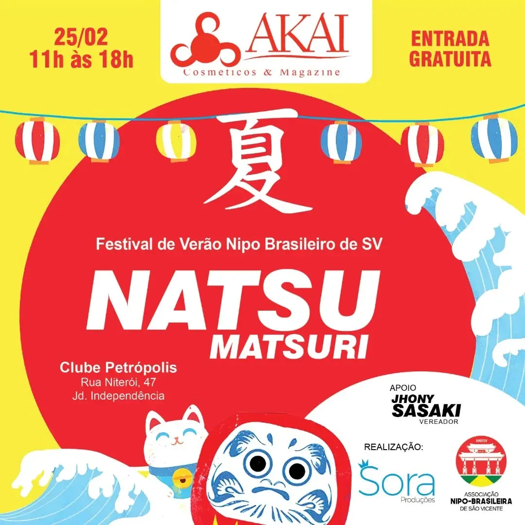 2024 Jan - Cosfurry (ingressos na bio)
2024 Fev - Natsu Matsuri (entrada gratuita)
O ano começa já com muita diversão!
....
