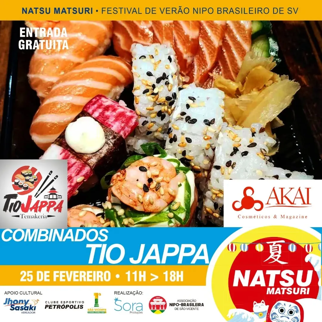 Gastronomia presente no festival! Venha almoçar com a família no Natsu Matsuri!
.
.
.
.
.
.
.
#festival #comidajaponesa...