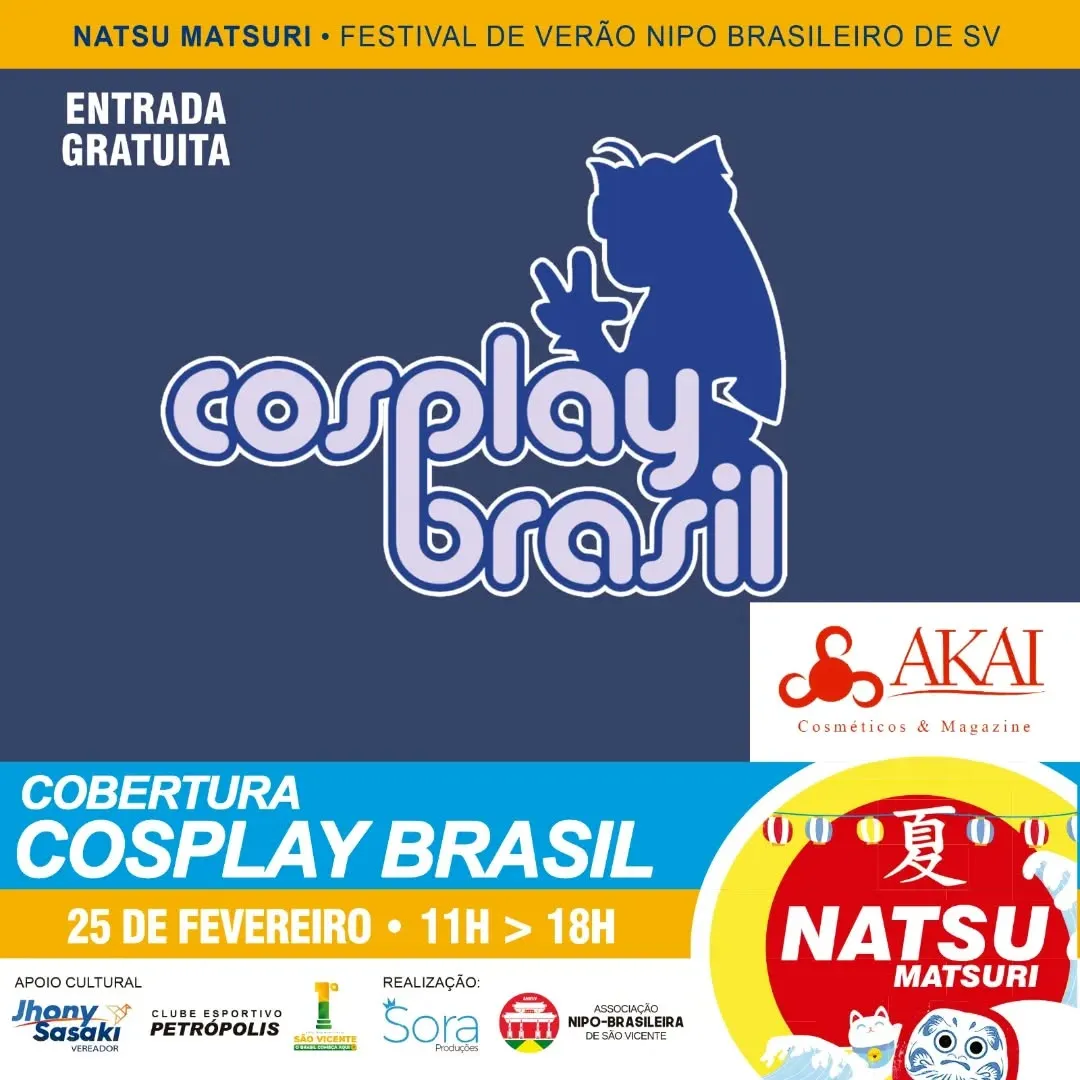 A cobertura do evento será feita pela cosplaybrasiloficial com direito a estúdio disponível a todos os cosplayers que vi...