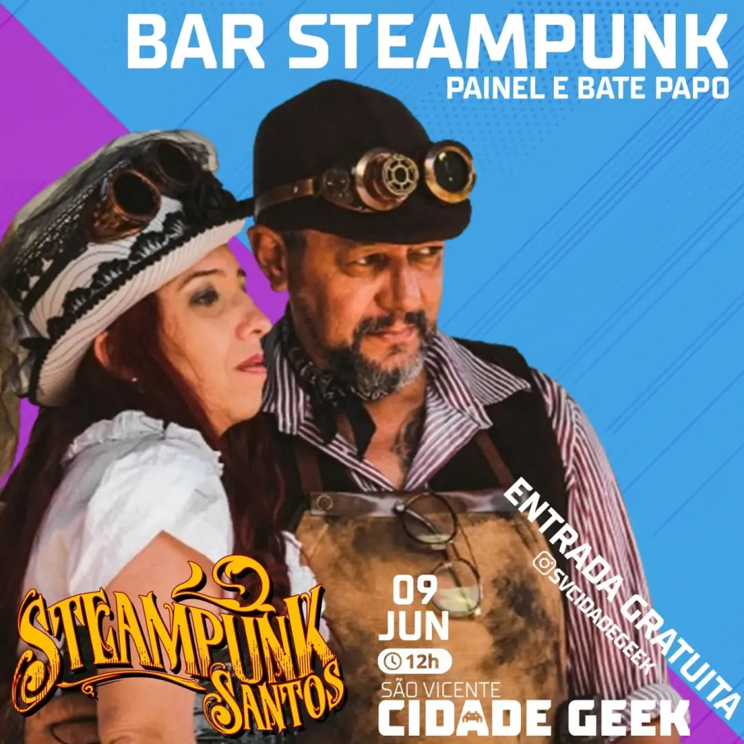 🎩✨ Preparem-se, aficionados por cultura geek! 🚀 Não percam a chance de vivenciar uma experiência única no São Vicente...