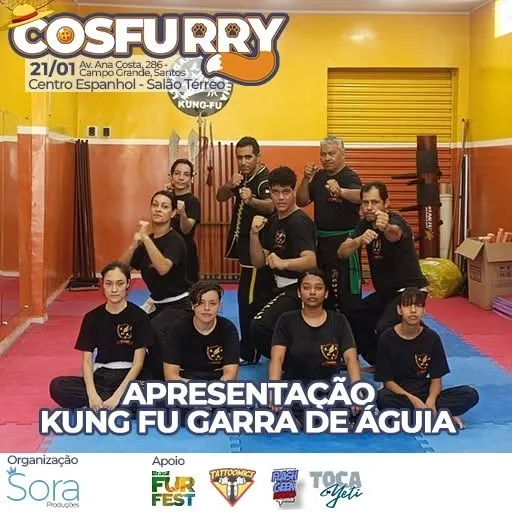 Teremos Kung Fu no Cosfurry! Garanta seu ingresso antecipado, link na bio.
.
.
.
.
.
.
.
.
#cosplay #furry #fandomfurry...