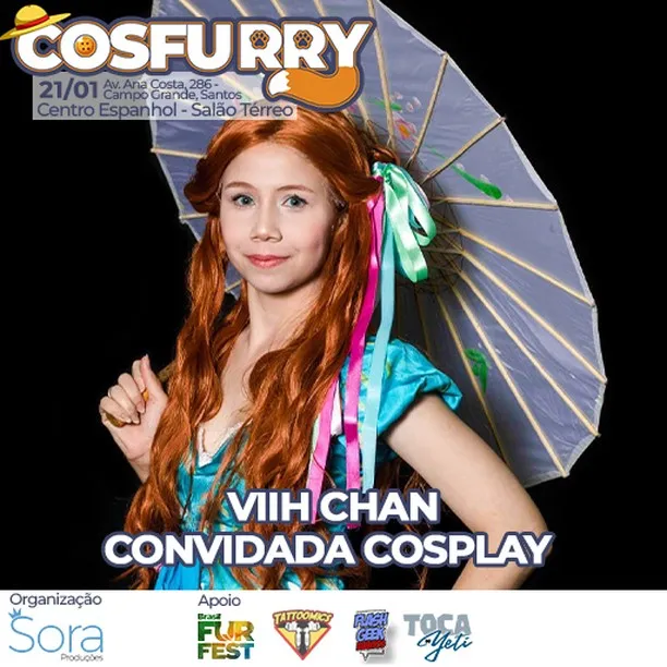 Nossa primeira convidada confirmada, obviamente é a maravilhosa e talentosa Viih Chan ❤️
Garanta já o seu ingresso, link...