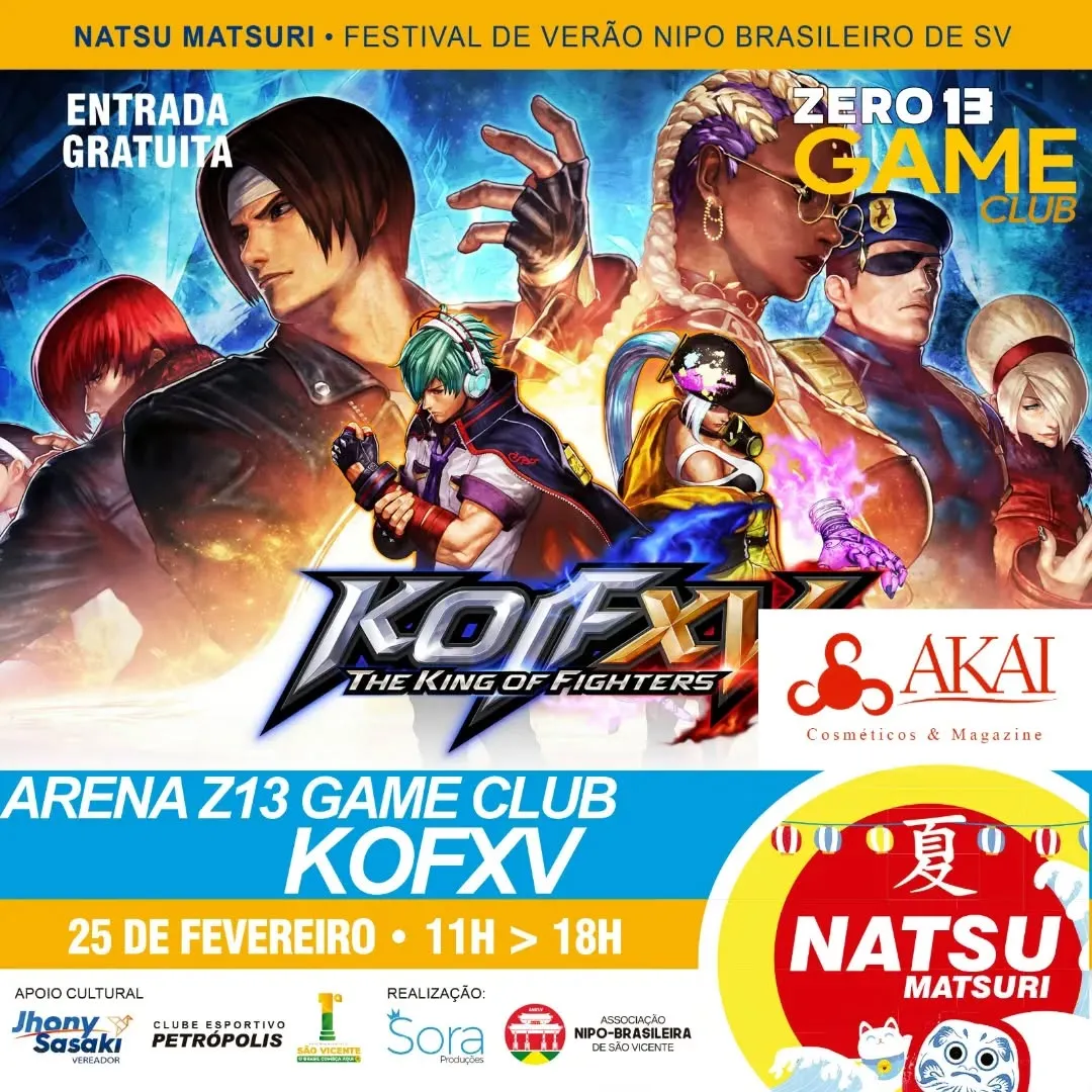 Nossa arena gamer só fica mais divertida com mais um título disponível pela zero 13 game club, não perca Natsu Matsuri n...