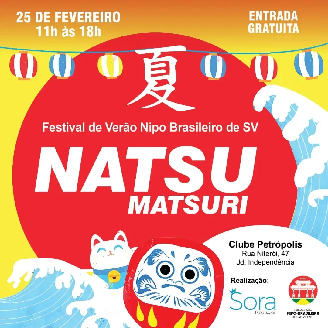 O melhor festival de cultura japonesa de São Vicente está de volta! Gastronomia, jogos eletrônicos e muitas atividades c...