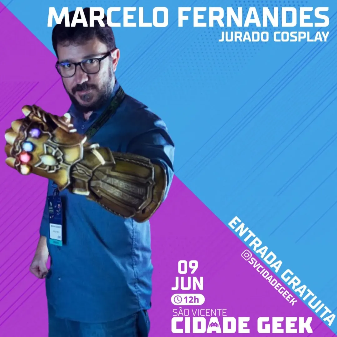 🌟 Conheça o nosso Primeiro Jurado Cosplay! 🌟

🎉 Queridos seguidores da Página São Vicente Cidade Geek, preparem-se pa...