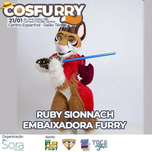 Nossa primeira convidada é a maravilhosa rubysionnach como embaixadora do furry fandom! Venha se divertir e fazer novos...